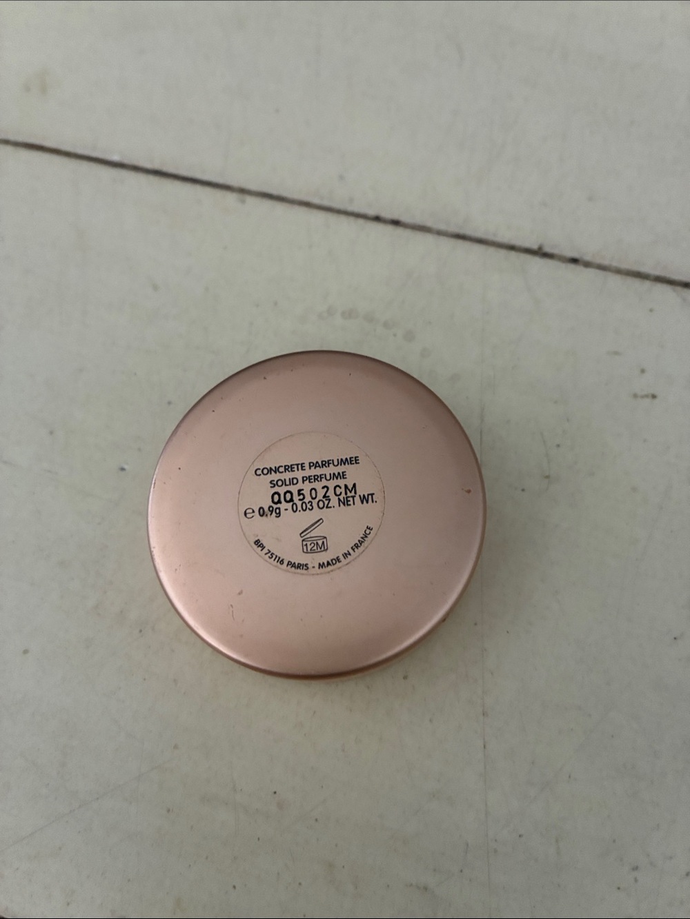 Pressed Powder Compact — Rose Gold Tone - Picture 3 of 3